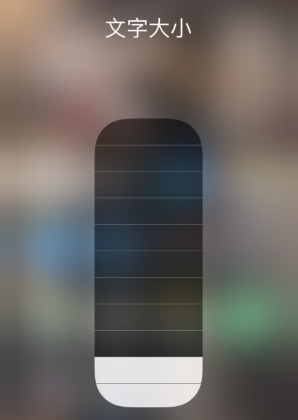 滴道苹果手机维修分享小技巧：在 iPhone 控制中心快速调节字体大小 